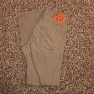 LEVI’S 505 khaki jeans